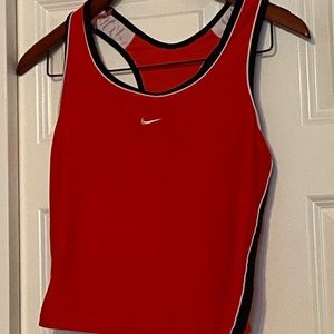 Nike red sports shirt